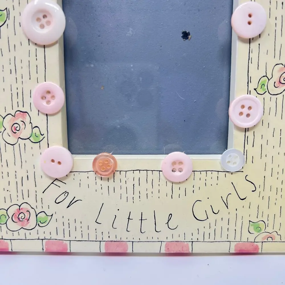 Exposures Thank Heaven for Little Girls Photo Picture Frame Wood 4x6 Gingham